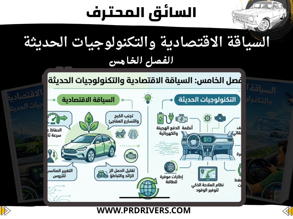 السائق المحترف دروس قانون المرور السياقة الاقتصادية والتكنولوجيات الحديثة